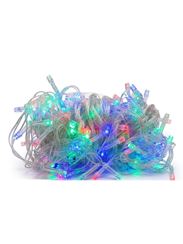 Instalación Lineal 200 LED – Luz Cálida, Cable Siliconado, 5 Vías, 15m, en Caja - Decora tu Navidad Envios a Bogotá y toda Colombia | Dkora Colombia