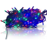 Instalación Lineal 400 LED – Luz calida, Cable Verde, 5 Vías, 32m, en Caja - Decora tu Navidad Envios a Bogotá y toda Colombia | Dkora Colombia