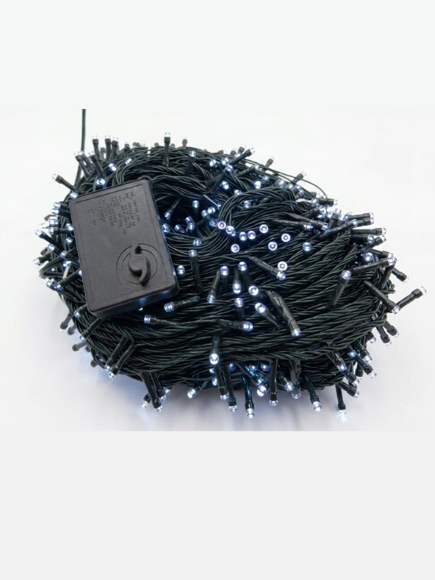 Instalación Led lineal por 1000 luces, cable verde, blanca 100Mts en carrete. - Decora tu Navidad Envios a Bogotá y toda Colombia | Dkora Colombia