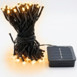 Instalación solar Led lineal por 100 luces, cable verde, blanca 10Mts en caja. - Decora tu Navidad Envios a Bogotá y toda Colombia | Dkora Colombia