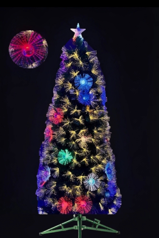 Árbol Fibra Óptica Azul - Árboles de Navidad Envios a Bogotá y toda Colombia | Dkora Colombia