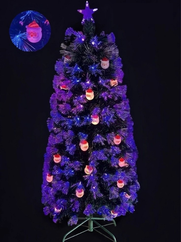 Árbol Fibra Óptica Papá Noel - Árboles de Navidad Envios a Bogotá y toda Colombia | Dkora Colombia