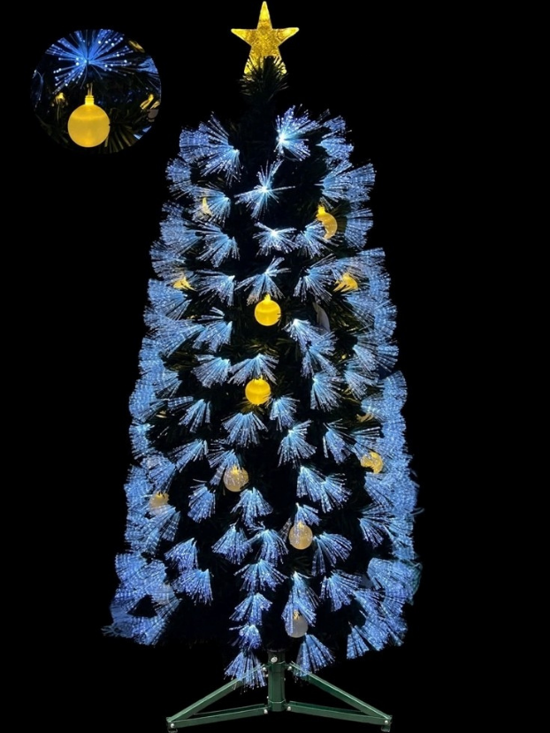 Árbol Fibra Óptica Luz Blanca - Árboles de Navidad Envios a Bogotá y toda Colombia | Dkora Colombia