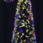 Árbol Fibra Óptica Muñeco de Nieve - Árboles de Navidad Envios a Bogotá y toda Colombia | Dkora Colombia