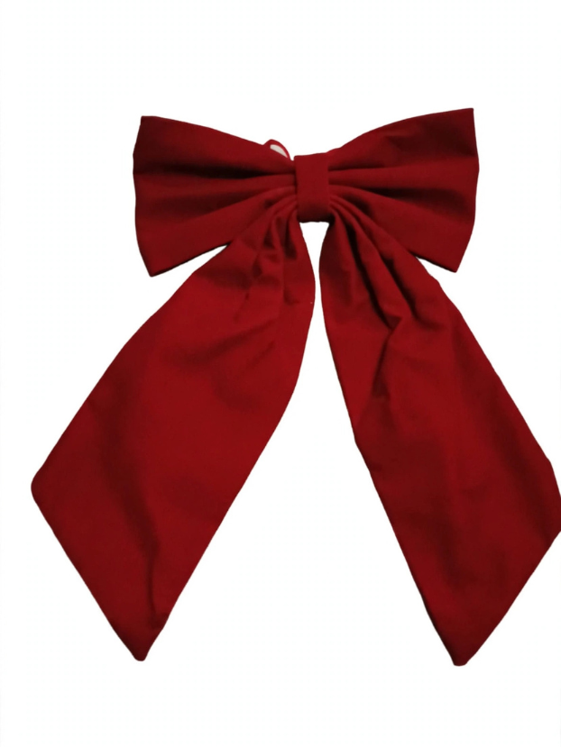 Lazo de Terciopelo Rojo 30 x 45 cm - Decora tu Navidad Envios a Bogotá y toda Colombia | Dkora Colombia