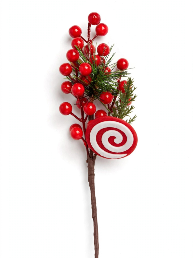 Pick Berry Candy Navideño - Decora tu Navidad Envios a Bogotá y toda Colombia | Dkora Colombia