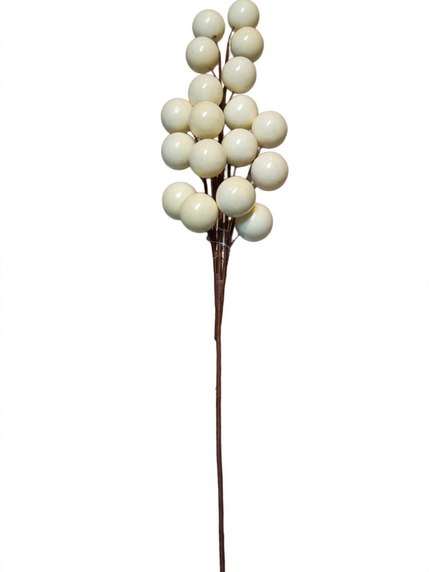 Bouquet de Berries Crema Perlados - Decora tu Navidad Envios a Bogotá y toda Colombia | Dkora Colombia