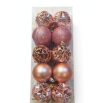 Set 4 Esferas Rojas 10 cm - Bolas Navideñas adornos de Navidad, árbol de Navidad | Dkora Colombia