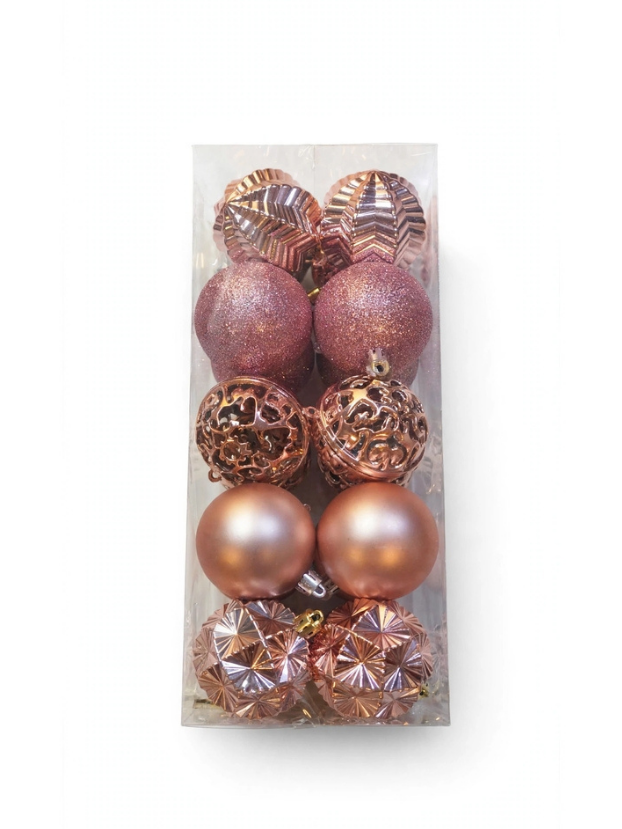 Set 20 Bolas Navideñas 6 cm - Bolas Navideñas adornos de Navidad, árbol de Navidad | Dkora Colombia