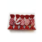 Set 3 Caramelos Navideños 12 cm - Bolas Navideñas adornos de Navidad, árbol de Navidad | Dkora Colombia