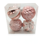 Set 4 Esferas Verde Pino 10 cm - Bolas Navideñas adornos de Navidad, árbol de Navidad | Dkora Colombia