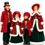 Cantores Musicales Rojo, Blanco y Verde 67 cm - Decora tu Navidad Envios a Bogotá y toda Colombia | Dkora Colombia
