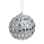 Bola N8 con Gemas Doradas- Dorada - Bolas Navideñas Envios a Bogotá y toda Colombia | Dkora Colombia