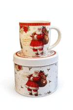 Mug Navideño en Caja Metálica - Decora tu Navidad caja metálica, detalle de Navidad | Dkora Colombia