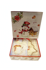 Set de 2 Tazas y Platos en Forma de Árbol - Decora tu Navidad detalle de Navidad, Navidad | Dkora Colombia