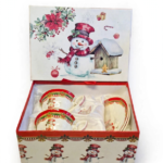 Mug Navideño con Tapa y Cuchara en Caja Regalo - Decora tu Navidad detalle de Navidad, mug con cuchara | Dkora Colombia