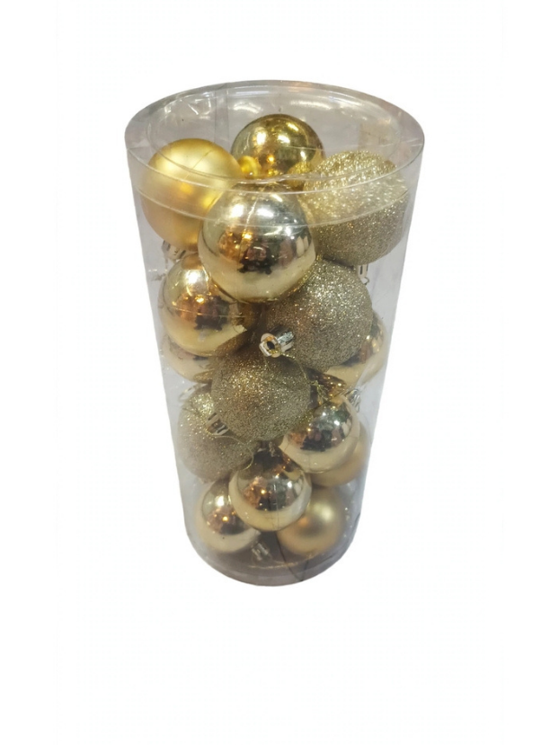 Set 24 Bolas Navideñas N5 - Bolas Navideñas adornos de Navidad, árbol de Navidad | Dkora Colombia