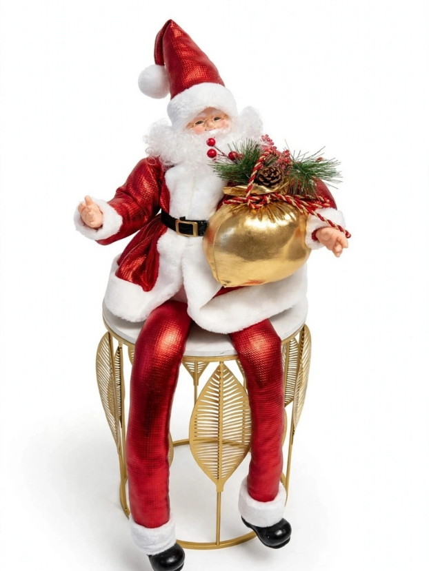 Papá Noel Sentado 1,20 m - Decora tu Navidad Envios a Bogotá y toda Colombia | Dkora Colombia