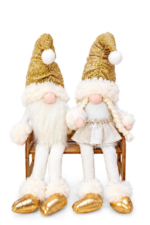 Pareja de Gnomos Sentados con Silla 40 cm - Decora tu Navidad Envios a Bogotá y toda Colombia | Dkora Colombia