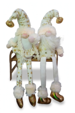 Pareja de Gnomos Sentados con Silla 40 cm - Decora tu Navidad Envios a Bogotá y toda Colombia | Dkora Colombia