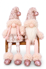 Pareja de Gnomos Sentados con Silla 40 cm - Decora tu Navidad Envios a Bogotá y toda Colombia | Dkora Colombia