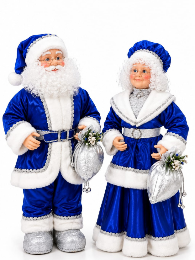 Pareja de Abuelos Navideños Medianos - Decora tu Navidad Envios a Bogotá y toda Colombia | Dkora Colombia