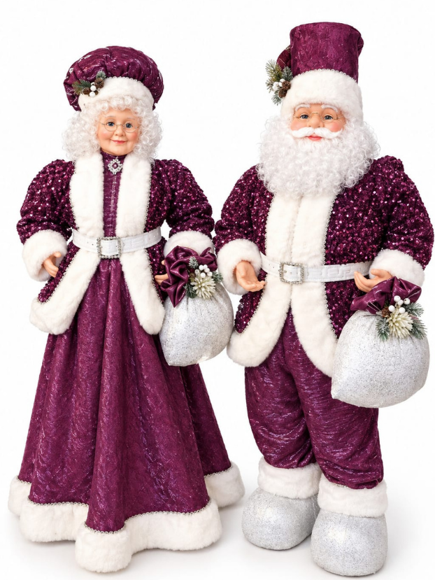 Pareja de Abuelos Navideños - Decora tu Navidad Envios a Bogotá y toda Colombia | Dkora Colombia