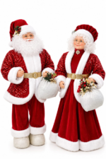 Pareja de Abuelos Navideños - Decora tu Navidad Envios a Bogotá y toda Colombia | Dkora Colombia