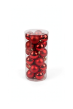 Tubo 24 Bolas Navideñas 6 cm - Bolas Navideñas adornos de Navidad, árbol de Navidad | Dkora Colombia