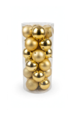 Tubo 24 Bolas Navideñas 10 cm - Bolas Navideñas adornos de Navidad, árbol de Navidad | Dkora Colombia