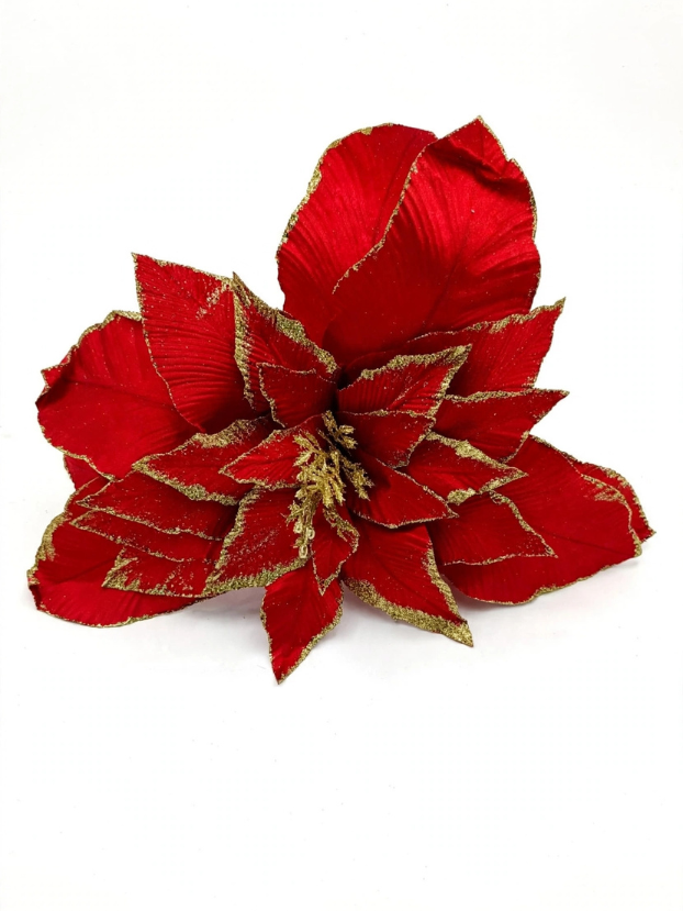 Poinsettia Gigante Roja 80 cm - Decora tu Navidad Envios a Bogotá y toda Colombia | Dkora Colombia
