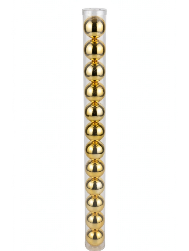 Set 12 Bolas Brillantes 6 cm - Bolas Navideñas adornos de Navidad, árbol de Navidad | Dkora Colombia