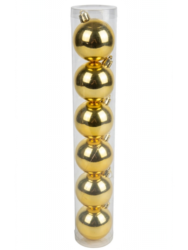 Set 6 Bolas Brillantes 6 cm - Bolas Navideñas adornos de Navidad, árbol de Navidad | Dkora Colombia