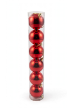 Set 6 Bolas Brillantes 6 cm - Bolas Navideñas adornos de Navidad, árbol de Navidad | Dkora Colombia