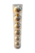 Set 6 Bolas Brillantes 6 cm - Bolas Navideñas adornos de Navidad, árbol de Navidad | Dkora Colombia