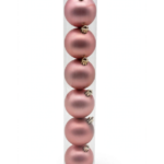 Tubo 24 Bolas Navideñas Plata 6 cm - Bolas Navideñas adornos de Navidad, árbol de Navidad | Dkora Colombia