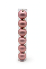 Set 6 Bolas Navideñas Mate 6 cm - Bolas Navideñas adornos de Navidad, árbol de Navidad | Dkora Colombia