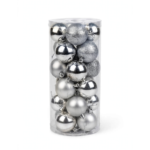 Set 12 Bolas Brillantes 6 cm - Bolas Navideñas adornos de Navidad, árbol de Navidad | Dkora Colombia
